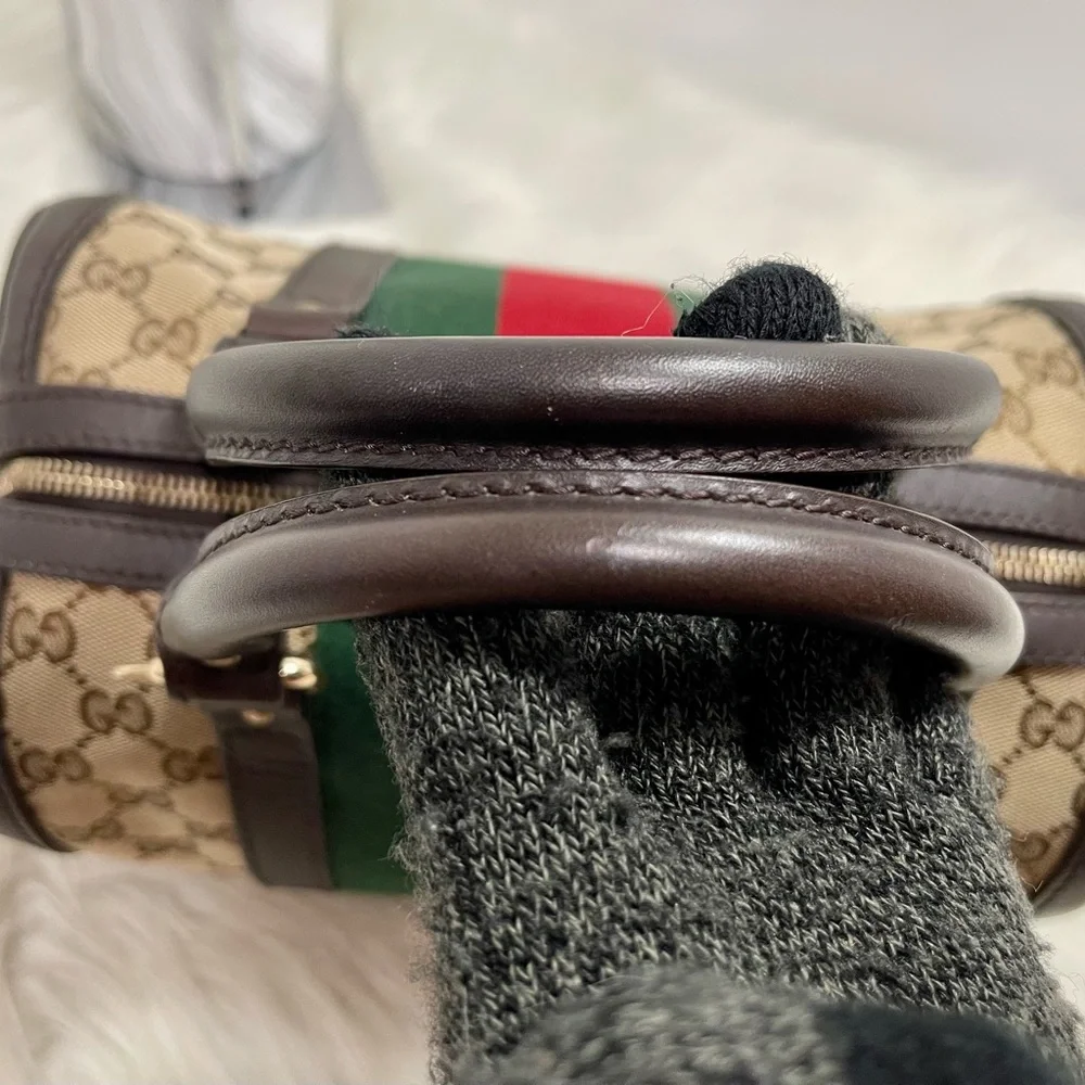 Monogram Vintage Web Small Boston - Picture 9 of 16